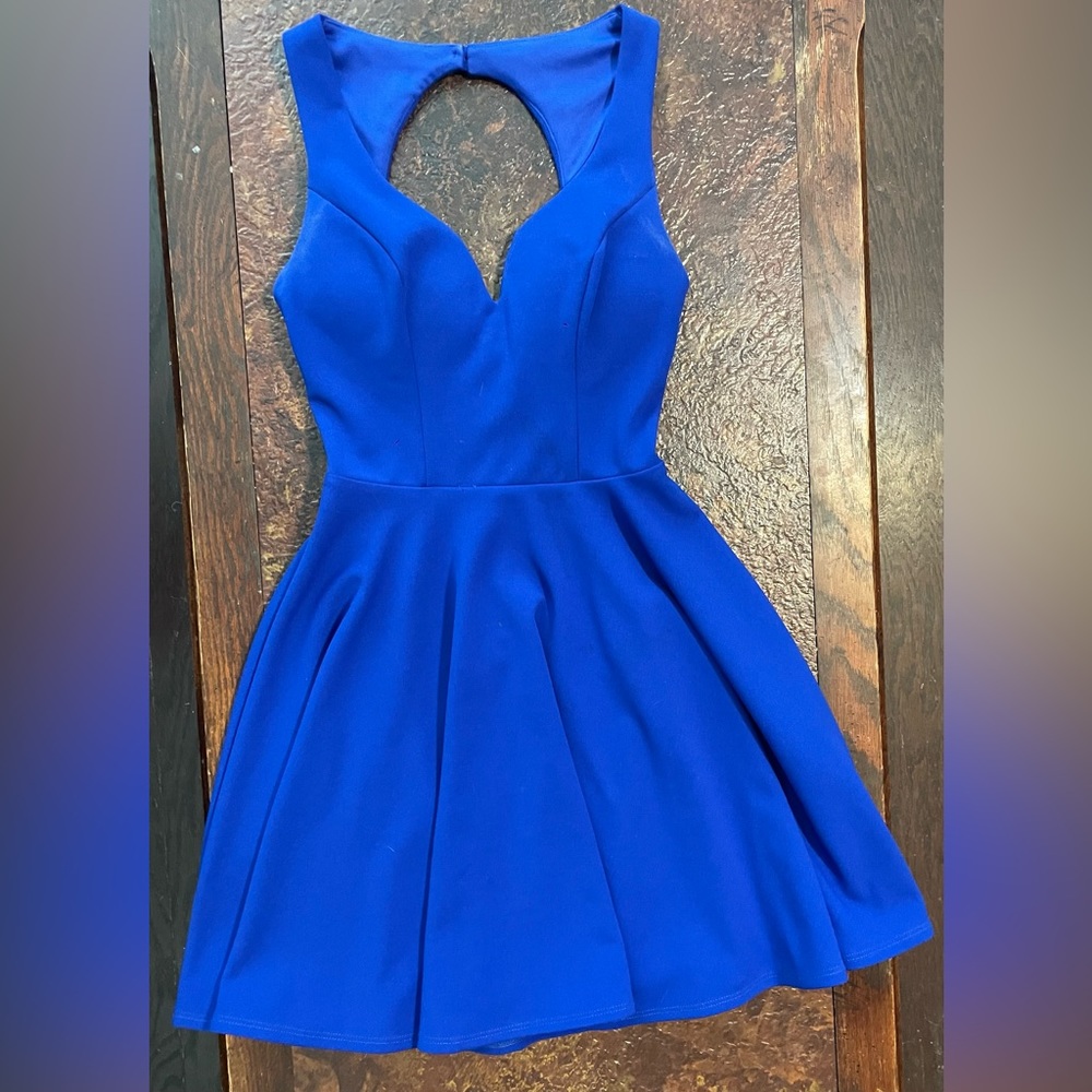 B Darlin Sweetheart A-Line Dress / Electric blue